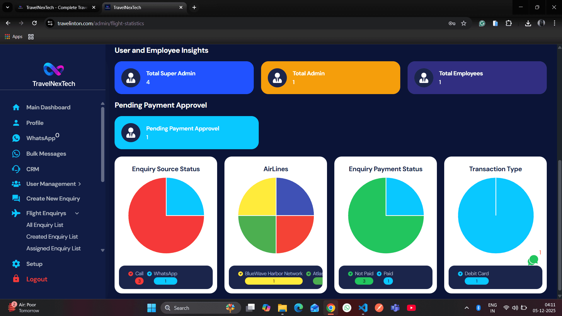 Mobile Management App